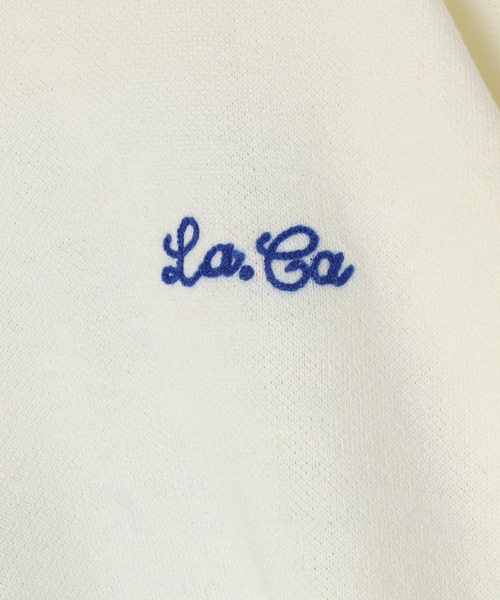 BAYFLOW（ベイフロー）の「刺繍ロゴニットプルオーバー（ニット/セーター・メンズ・ネイビー/ブラウン/オフホワイト・MEDIUM/LARGE）」の21枚目の写真