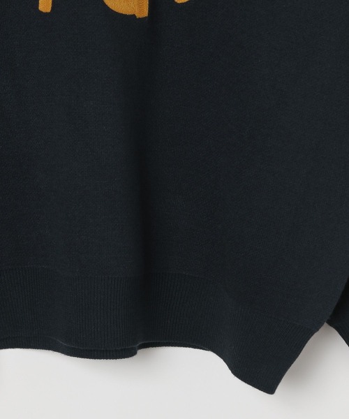 BAYFLOW（ベイフロー）の「刺繍ロゴニットプルオーバー（ニット/セーター・メンズ・ネイビー/ブラウン/オフホワイト・MEDIUM/LARGE）」の10枚目の写真