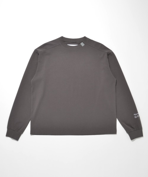 SUPERTHANKS（スーパーサンクス）の「袖刺繍ベーシック ロングTシャツ/SBY Embroidery L/S T-shirt（Tシャツ/カットソー・メンズ・ホワイト/チャコールグレー/ブラック・S/M/L）」の7枚目の写真