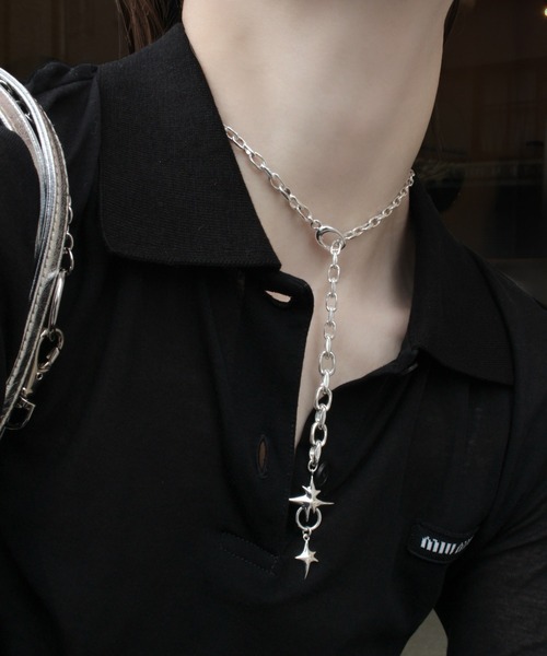 Soierie（ソワリー）の「エトワール チェーン ネックレス / Etoile chain necklace（ネックレス・レディース・シルバー・FREE）」の10枚目の写真