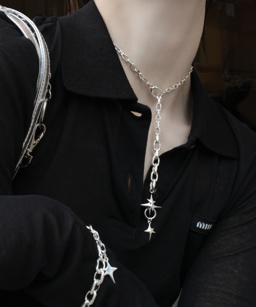 Soierie（ソワリー）の「エトワール チェーン ネックレス / Etoile chain necklace（ネックレス・レディース・シルバー・FREE）」の11枚目の写真