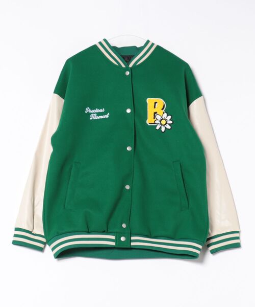 NOUGAT SUGAR スタジャン 花柄 刺繍 レトロ FREESIZE NOUGAT SUGAR スタジャン 花柄 刺繍 レトロ FREESIZE Victorian