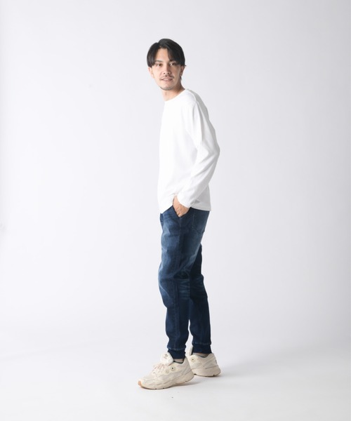 Enjouemen（エンジョウメン）の「ジョグデニムジョガーパンツ（デニムパンツ・メンズ・ブルー/インディゴブルー・LARGE/X-LARGE/XX-LARGE/MEDIUM）」の6枚目の写真