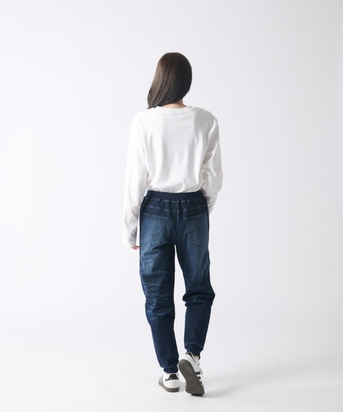 Enjouemen（エンジョウメン）の「ジョグデニムジョガーパンツ（デニムパンツ・メンズ・ブルー/インディゴブルー・LARGE/X-LARGE/XX-LARGE/MEDIUM）」の12枚目の写真