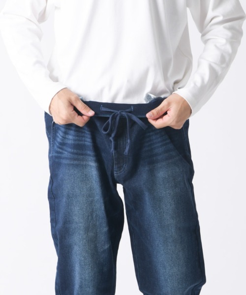 Enjouemen（エンジョウメン）の「ジョグデニムジョガーパンツ（デニムパンツ・メンズ・ブルー/インディゴブルー・LARGE/X-LARGE/XX-LARGE/MEDIUM）」の15枚目の写真