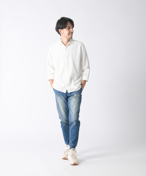 Enjouemen（エンジョウメン）の「ジョグデニムジョガーパンツ（デニムパンツ・メンズ・ブルー/インディゴブルー・LARGE/X-LARGE/XX-LARGE/MEDIUM）」の16枚目の写真