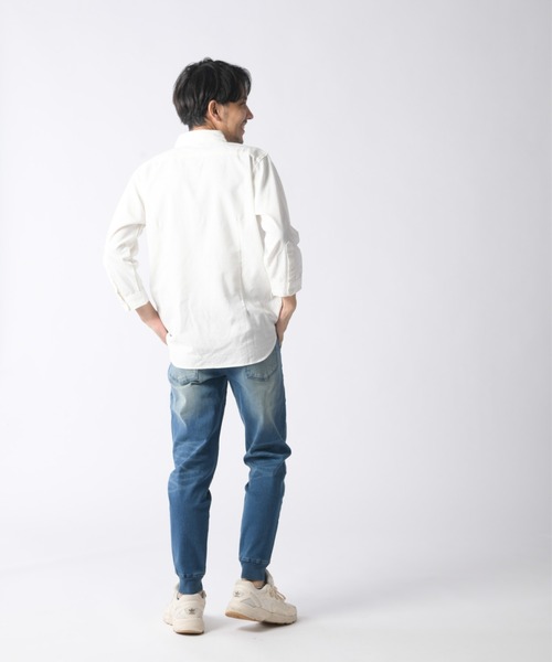 Enjouemen（エンジョウメン）の「ジョグデニムジョガーパンツ（デニムパンツ・メンズ・ブルー/インディゴブルー・LARGE/X-LARGE/XX-LARGE/MEDIUM）」の20枚目の写真