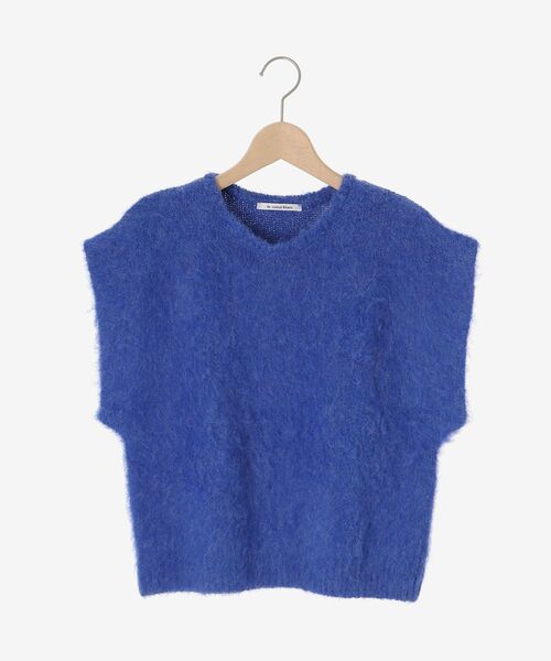 le.coeur blanc（ルクールブラン）の「《WEB限定アイテム》ソフトシャギーニットベスト（ベスト・レディース・ブラウン/パープル/ブルー/オレンジ/オフホワイト・38）」の17枚目の写真