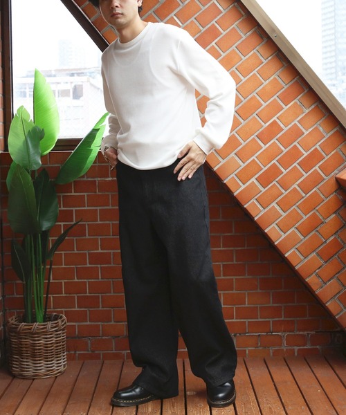 8(eight)(エイト)の「デニムバギーパンツ(デニムパンツ・メンズ・ワンウォッシュ/ブラック・MEDIUM/LARGE)」の12枚目の写真