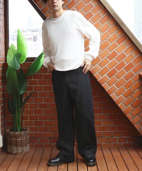 8(eight)(エイト)の「デニムバギーパンツ(デニムパンツ・メンズ・ワンウォッシュ/ブラック・MEDIUM/LARGE)」の13枚目の写真