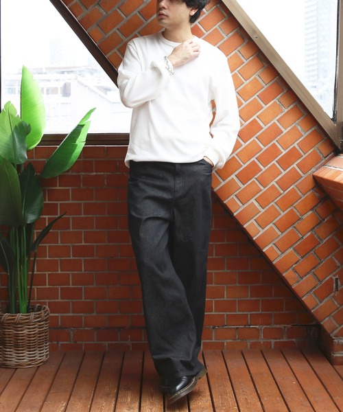 8(eight)(エイト)の「デニムバギーパンツ(デニムパンツ・メンズ・ワンウォッシュ/ブラック・MEDIUM/LARGE)」の16枚目の写真