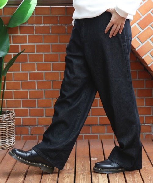 8(eight)(エイト)の「デニムバギーパンツ(デニムパンツ・メンズ・ワンウォッシュ/ブラック・MEDIUM/LARGE)」の8枚目の写真
