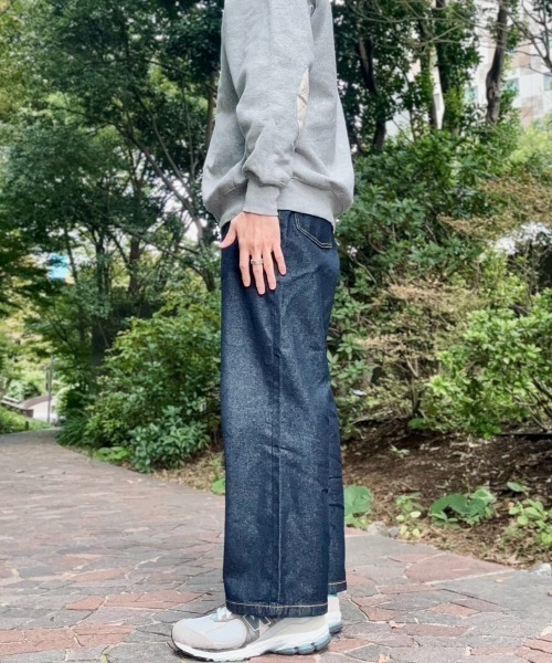 8(eight)(エイト)の「デニムバギーパンツ(デニムパンツ・メンズ・ワンウォッシュ/ブラック・MEDIUM/LARGE)」の6枚目の写真