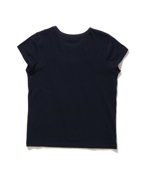 PERVERZE（パーバーズ）の「Mixed Mini Tee（Tシャツ/カットソー・レディース・ブラック/ネイビー・FREE）」の4枚目の写真