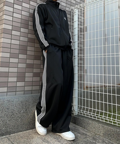 NYLAUS（ナイラス）の「【Nylaus】蜂刺繍 ライントラック ワイドパンツ バルーンパンツ ジャージ セットアップ対応 ユニセックス（その他パンツ・メンズ・ブラウン/ブラック/アイボリー・L/M）」の21枚目の写真