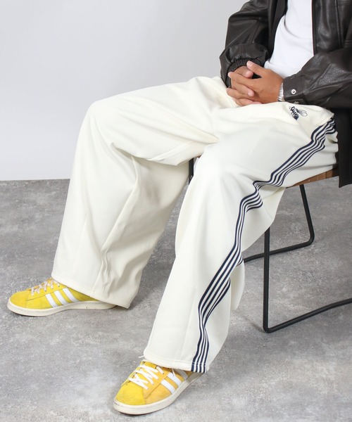 セール】【セットアップ対応】Line Track Wide Pants / ライントラック