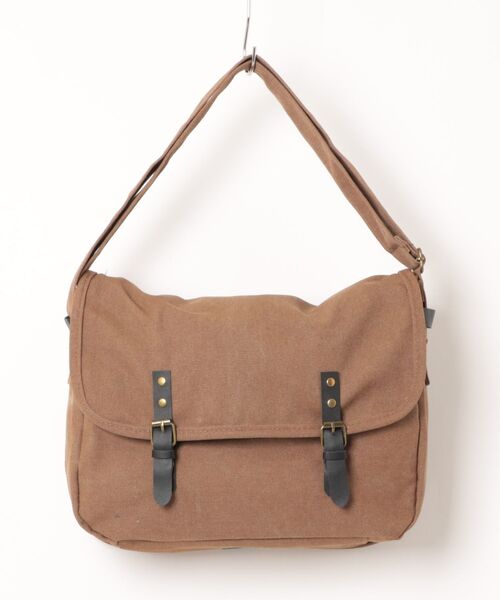Burner(バーナー)の「【OKUOKU 0909】ヴィンテージ風キャンバス調 ショルダーバッグ oku-bag-13-21【RBTS】(ショルダーバッグ・レディース・ブラック/ベージュ/グレー/ブラウン・FREE)」の16枚目の写真