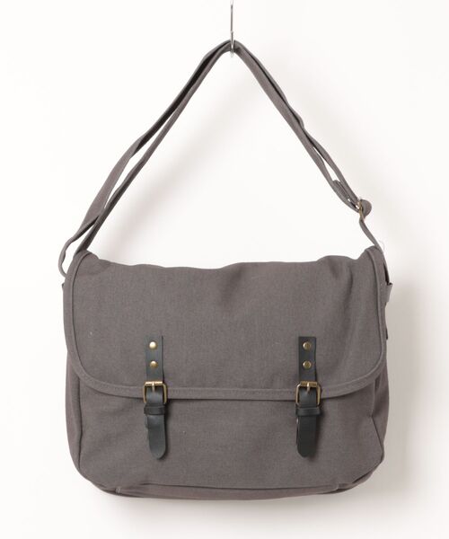 Burner(バーナー)の「【OKUOKU 0909】ヴィンテージ風キャンバス調 ショルダーバッグ oku-bag-13-21【RBTS】(ショルダーバッグ・レディース・ブラック/ベージュ/グレー/ブラウン・FREE)」の15枚目の写真