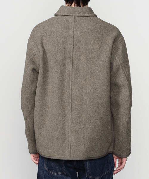 DANTON（ダントン）の「DANTON | ウールライトパイル カバーオールジャケット MEN（カバーオール・メンズ・ベージュ系その他/ネイビー・42/40/38）」の6枚目の写真