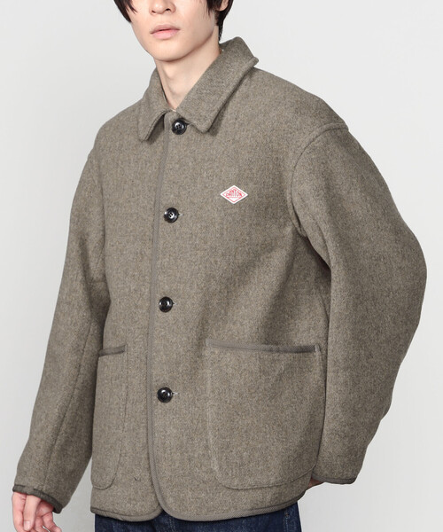 DANTON（ダントン）の「DANTON | ウールライトパイル カバーオールジャケット MEN（カバーオール・メンズ・ベージュ系その他/ネイビー・42/40/38）」の7枚目の写真
