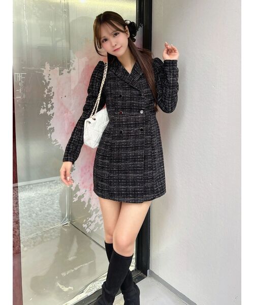 EATME（イートミー）の「ポイントフェイクパールオーガンジーシュシュ（シュシュ・レディース・ブラック・FREE）」の11枚目の写真