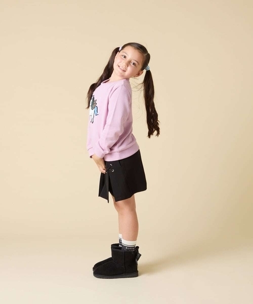 a.v.v（アーヴェヴェ）の「[110-150]【通学にもオススメ/選べる３デザイン】モチーフアソートトレーナー（Tシャツ/カットソー・キッズ・ネイビー/ダークインディゴブルー/ライトピンク・110/120/130/150/140）」の11枚目の写真