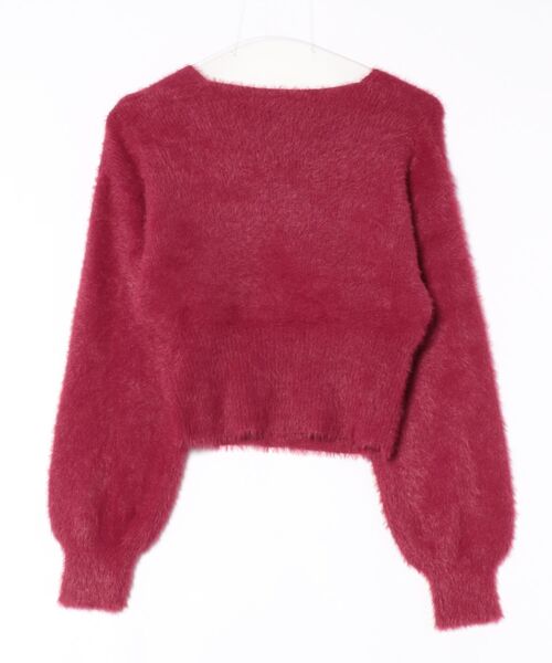 GORGE(ゴージ)の「《カシュクール×フェザータッチ》レディース ニットプルオーバー ショート丈 秋冬(ニット/セーター・レディース・ボルドー/ピンク/アイボリー/ネイビー・F)」の21枚目の写真