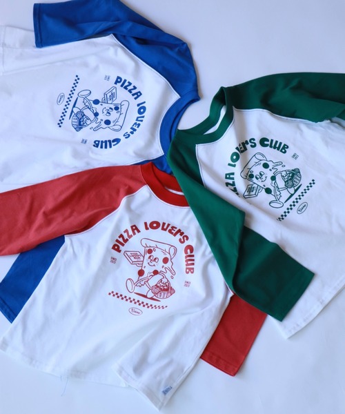Catchup】“PIZZA LOVERS CLUB” ロングTシャツ（Tシャツ/カットソー