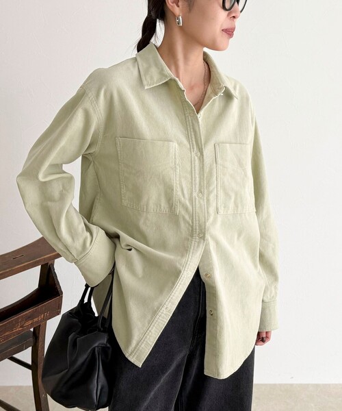 フレディエミュ（fredy emue）/コーデュロイシャツ セール】コーデュロイシャツ（シャツ/ブラウス）｜fredy emue