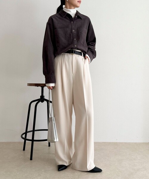 フレディエミュ（fredy emue）/コーデュロイシャツ セール】コーデュロイシャツ（シャツ/ブラウス）｜fredy emue