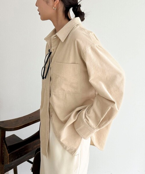 セール】コーデュロイシャツ（シャツ/ブラウス）｜fredy emue