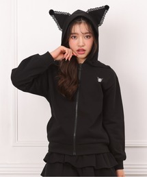 PINKHUNT（ピンクハント）の「PINKHUNT サンリオ 耳付きジップパーカー 1021K（パーカー・キッズ）」