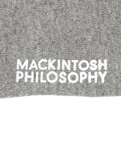 MACKINTOSH PHILOSOPHY(マッキントッシュ フィロソフィー)の「キャットモチーフ アンクレット カジュアルソックス(ソックス/靴下・メンズ・ブラック/グレー系その他・FREE)」の6枚目の写真