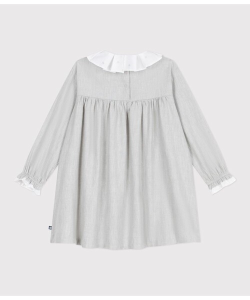 PETIT BATEAU(プチバトー)の「ワンピース(ワンピース・キッズ・グレー・12YEAR/10YEAR/8YEAR/6YEAR)」の5枚目の写真