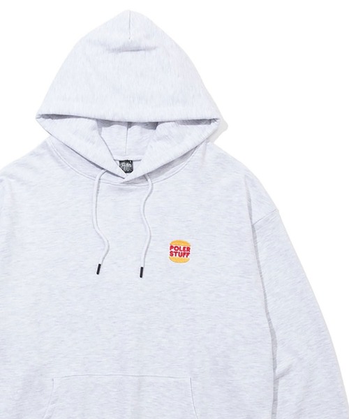 POLeR（ポーラー）の「POLER STEAMED HAMS HOOD（パーカー・メンズ・ブラック/ライトグレー・M/L/XL）」の2枚目の写真