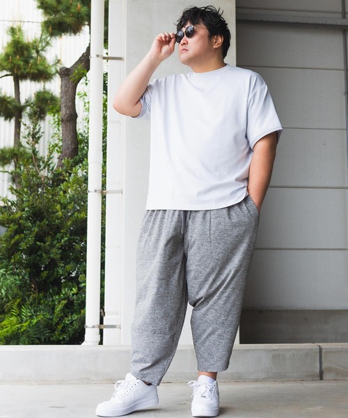 PIMLICO（ピムリコ）の「PIMLICO (ピムリコ) [WEB限定] DRY ストレッチ 杢 アラジンパンツ（その他パンツ・メンズ・ネイビー/グレー/ブラック・X2(4L～5L)/X3(6L～7L)/X1(3L～4L)/X4(8L～9L)/X5(9L～10L)）」の10枚目の写真