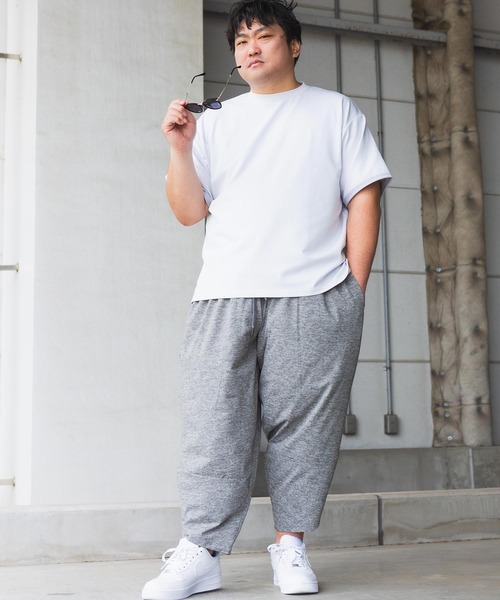 PIMLICO（ピムリコ）の「PIMLICO (ピムリコ) [WEB限定] DRY ストレッチ 杢 アラジンパンツ（その他パンツ・メンズ・ネイビー/グレー/ブラック・X2(4L～5L)/X3(6L～7L)/X1(3L～4L)/X4(8L～9L)/X5(9L～10L)）」の13枚目の写真