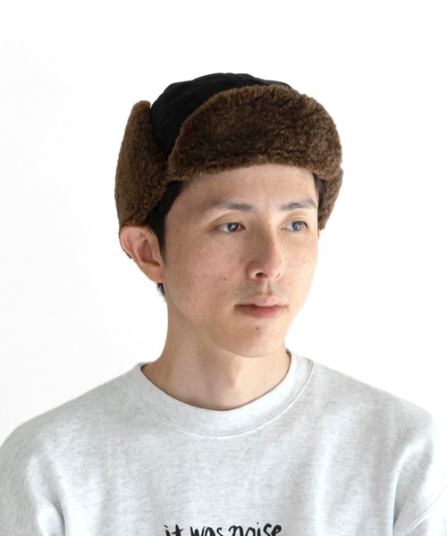 halo commodity（ハロ　コモディティー）の「halo commodity Medere Glade Cap ハロ コモディティー メダーグレードキャップ ナイロン フライトキャップ 帽子（キャップ・レディース・ブラック/オリーブ・FREE）」の2枚目の写真