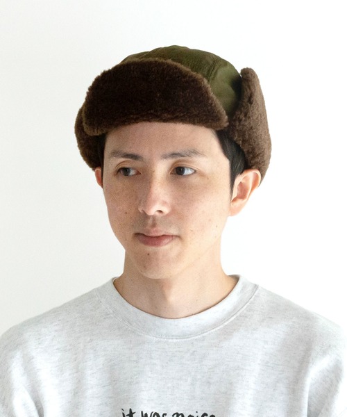 halo commodity（ハロ　コモディティー）の「halo commodity Medere Glade Cap ハロ コモディティー メダーグレードキャップ ナイロン フライトキャップ 帽子（キャップ・レディース・ブラック/オリーブ・FREE）」の3枚目の写真