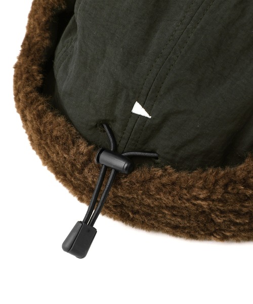 halo commodity（ハロ　コモディティー）の「halo commodity Medere Glade Cap ハロ コモディティー メダーグレードキャップ ナイロン フライトキャップ 帽子（キャップ・レディース・ブラック/オリーブ・FREE）」の16枚目の写真