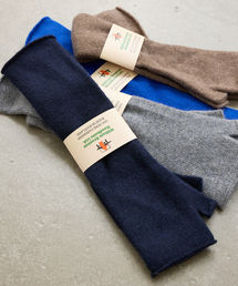 エルメス カシミヤ手袋 ダークブルー 5本指　暖かい スカーフやバッグよりエルメスらしさを感じられる！名品ラムレザー