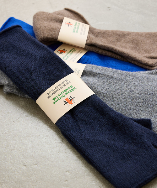 WILLIAM BRUNTON（ウィリアムブラントン）の「【WILLIAM BRUNTON/ウィリアム ブラントン】ロングフィンガーレスグローブ（手袋・レディース・ベージュ/ネイビー/チャコールグレー/ブルー・FREE）」の7枚目の写真