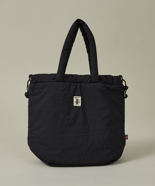 ABAHOUSE（アバハウス）の「【COBMASTER/コブマスター】PADDED-MUFFIN DRAWSTRING TOTE/パデットバッグ/パッファー/ユニセックス【WEB限定】（トートバッグ・メンズ・オレンジ/ライトベージュ/ブラック・フリー）」の5枚目の写真