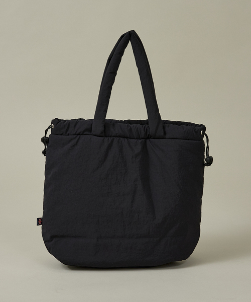 ABAHOUSE（アバハウス）の「【COBMASTER/コブマスター】PADDED-MUFFIN DRAWSTRING TOTE/パデットバッグ/パッファー/ユニセックス【WEB限定】（トートバッグ・メンズ・オレンジ/ライトベージュ/ブラック・フリー）」の8枚目の写真