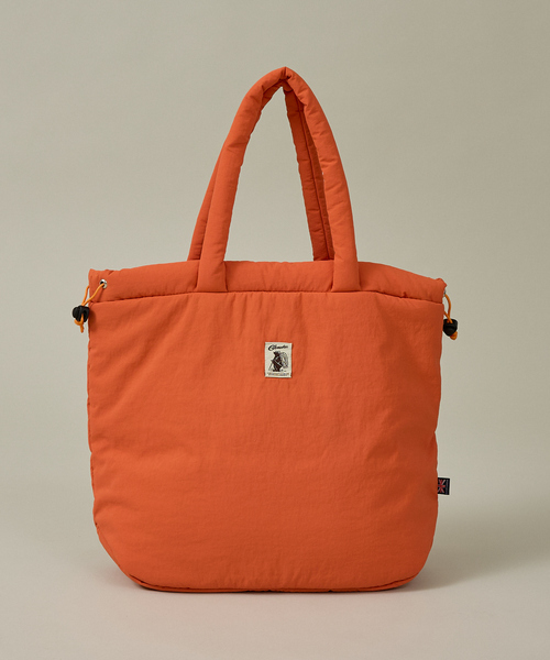 ABAHOUSE（アバハウス）の「【COBMASTER/コブマスター】PADDED-MUFFIN DRAWSTRING TOTE/パデットバッグ/パッファー/ユニセックス【WEB限定】（トートバッグ・メンズ・オレンジ/ライトベージュ/ブラック・フリー）」の12枚目の写真