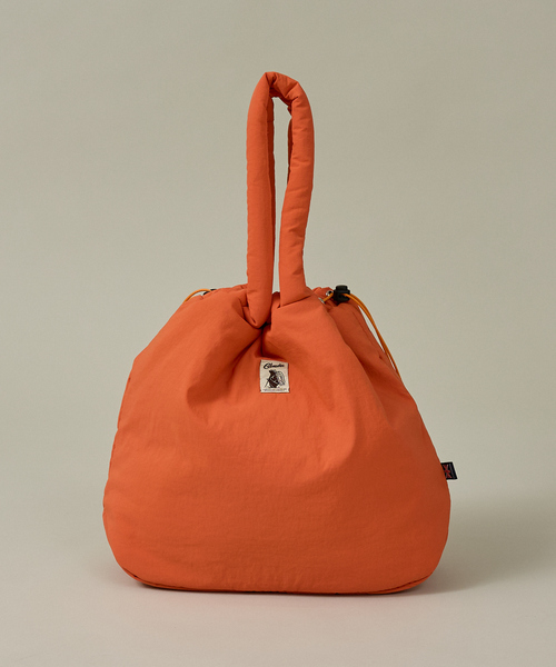 ABAHOUSE（アバハウス）の「【COBMASTER/コブマスター】PADDED-MUFFIN DRAWSTRING TOTE/パデットバッグ/パッファー/ユニセックス【WEB限定】（トートバッグ・メンズ・オレンジ/ライトベージュ/ブラック・フリー）」の13枚目の写真