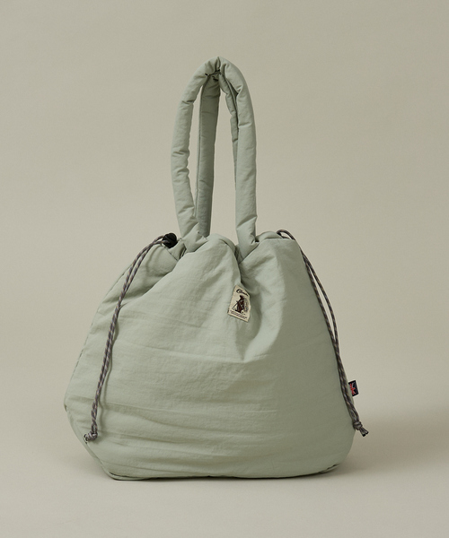 ABAHOUSE（アバハウス）の「【COBMASTER/コブマスター】PADDED-MUFFIN DRAWSTRING TOTE/パデットバッグ/パッファー/ユニセックス【WEB限定】（トートバッグ・メンズ・オレンジ/ライトベージュ/ブラック・フリー）」の16枚目の写真