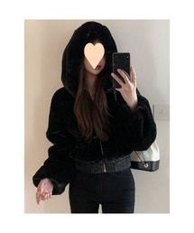 Bling Leads | 【Bls】【Bring Leads】フェイクファー 短丈パーカーブルゾン(ブルゾン)