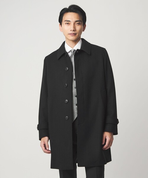 セール】ウールカシミヤ バルカラーコート ステンカラーコート（ステン