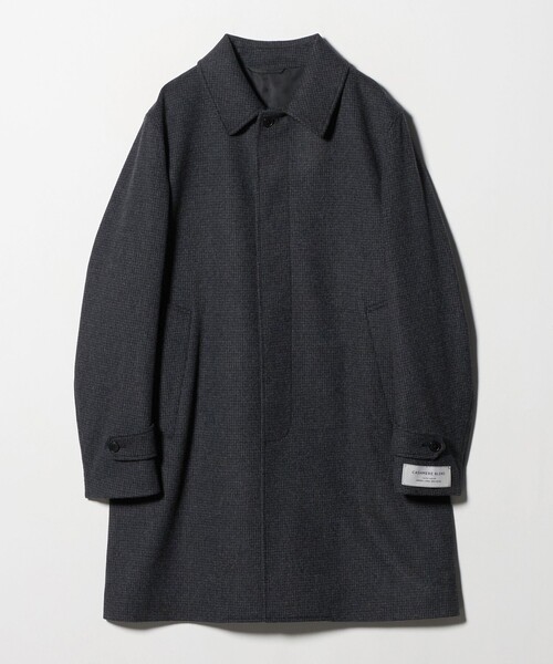 ウールカシミヤ バルカラーコート ステンカラーコート（ステンカラー